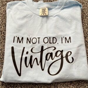 Comfort Colors Sky Blue Cotton Tee